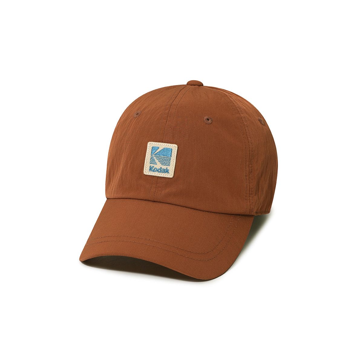 코닥(KODAK) 릴렉스핏 블루로고 볼캡 BROWN