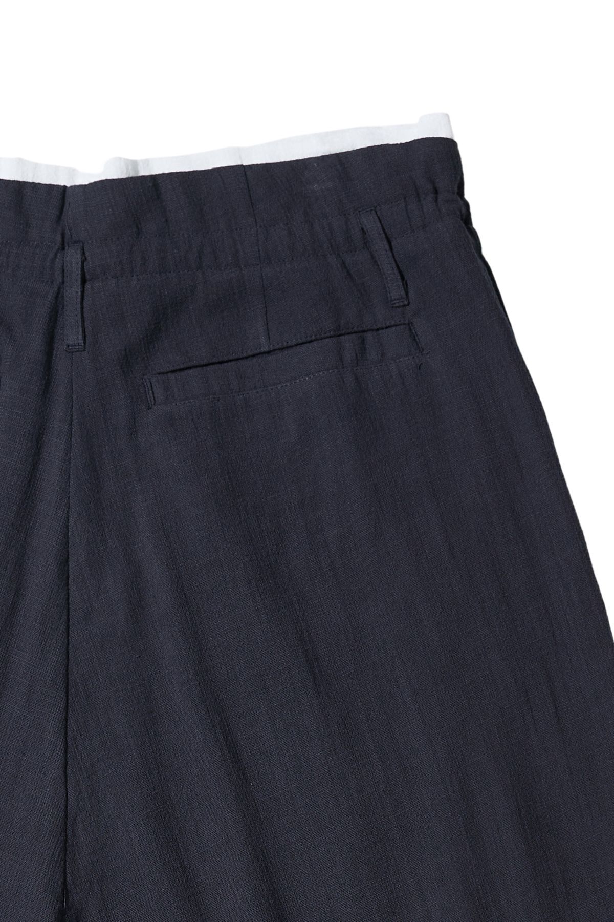 다이닛(DEINET) DEINET OLD MONEY LINEN PANTS IN NAVY