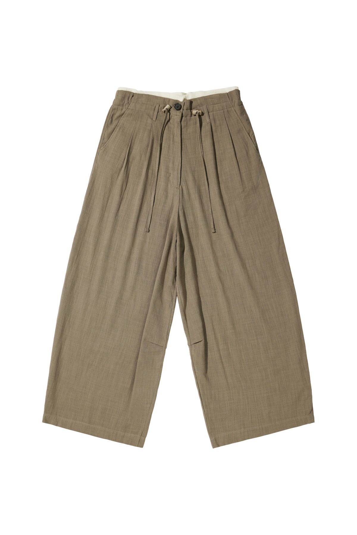 다이닛(DEINET) DEINET OLD MONEY LINEN PANTS IN BROWN