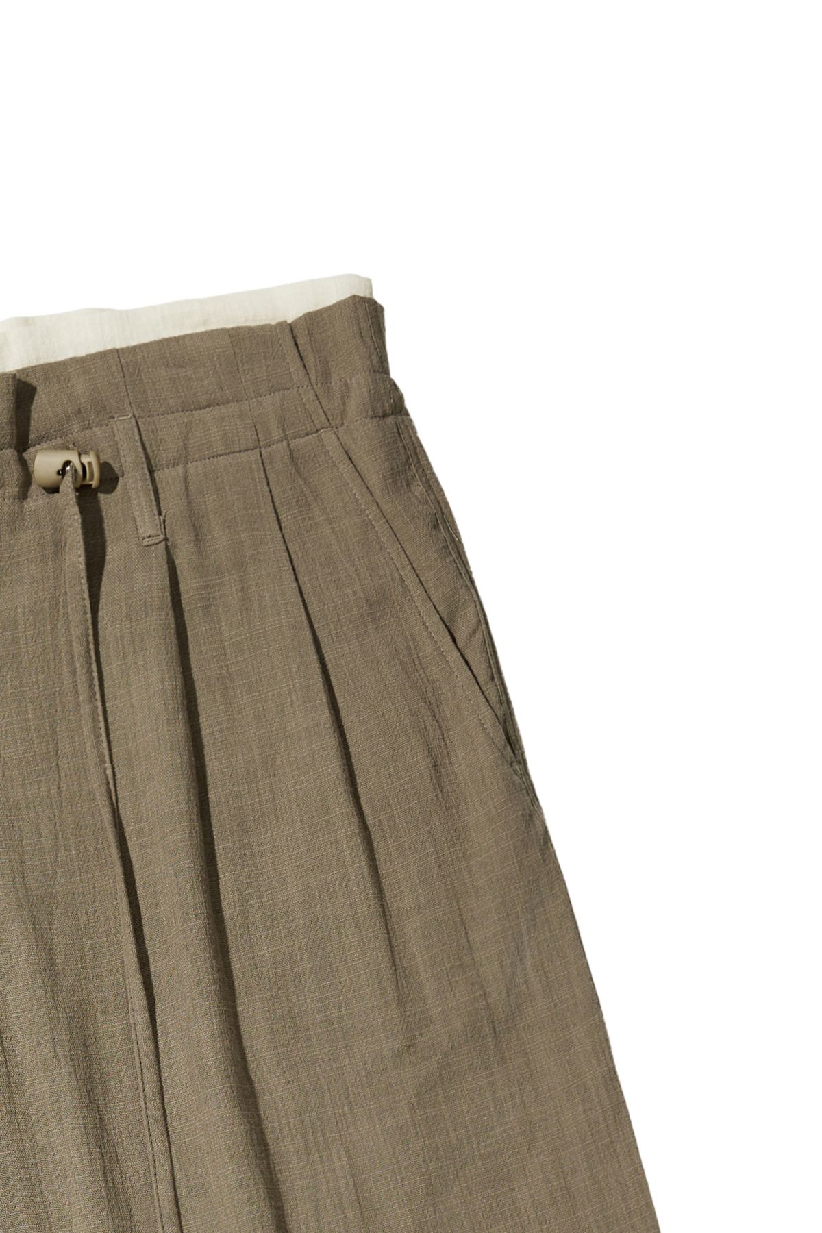 다이닛(DEINET) DEINET OLD MONEY LINEN PANTS IN BROWN