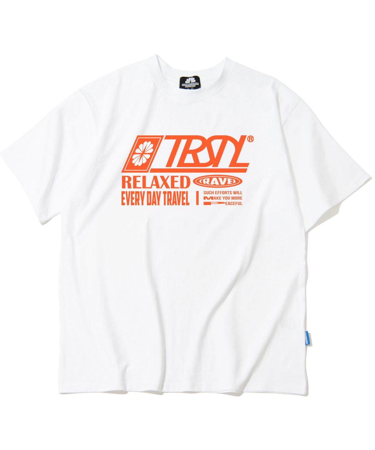 트립션(TRIPSHION) Relaxed Travel 로고 티셔츠 - 8 컬러