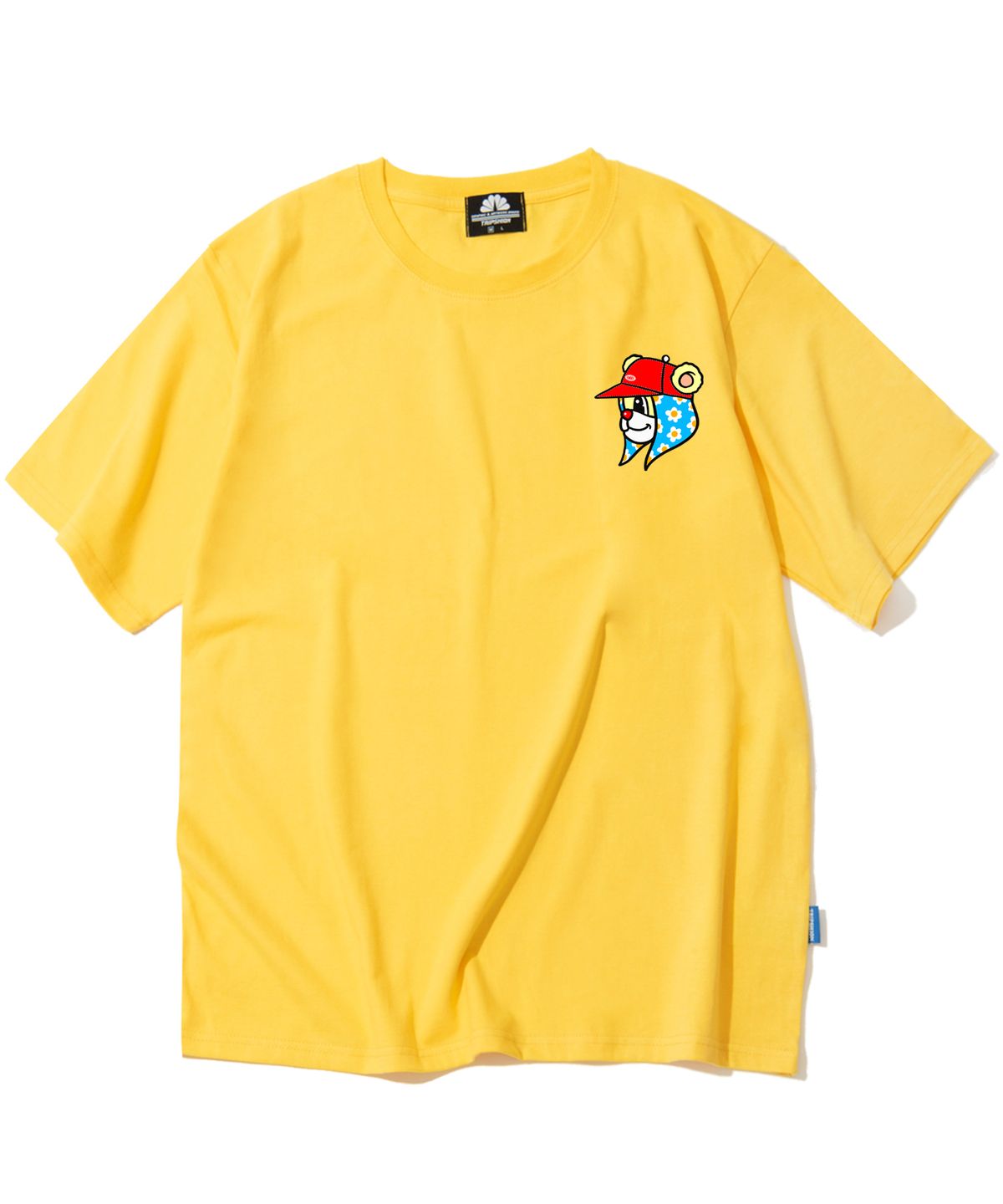 트립션(TRIPSHION) Scarf Bear 로고 티셔츠 - 8 컬러