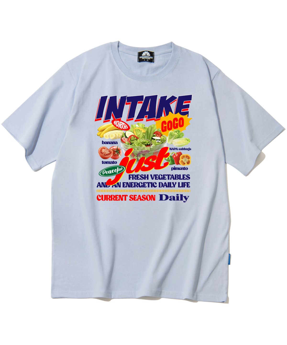 트립션(TRIPSHION) Intake Vegetables 그래픽 티셔츠 - 8 컬러