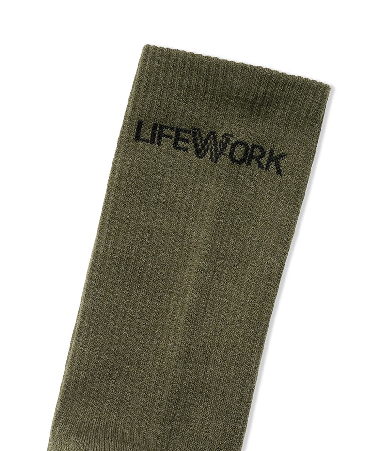 라이프워크(LIFEWORK) 코마사 백로고 크루 삭스