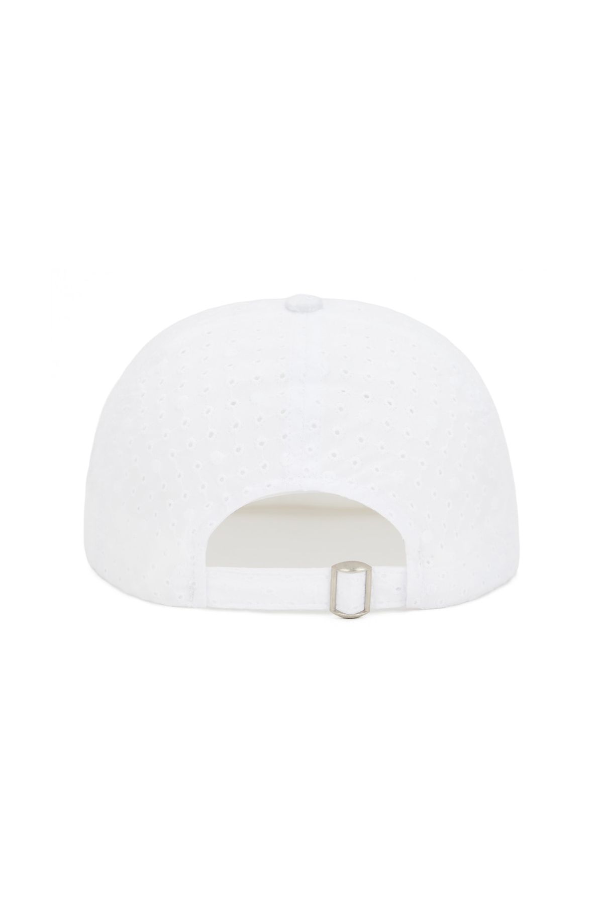다이닛(DEINET) DEINET PUNCHING LACE LOGO CAP IN WHITE