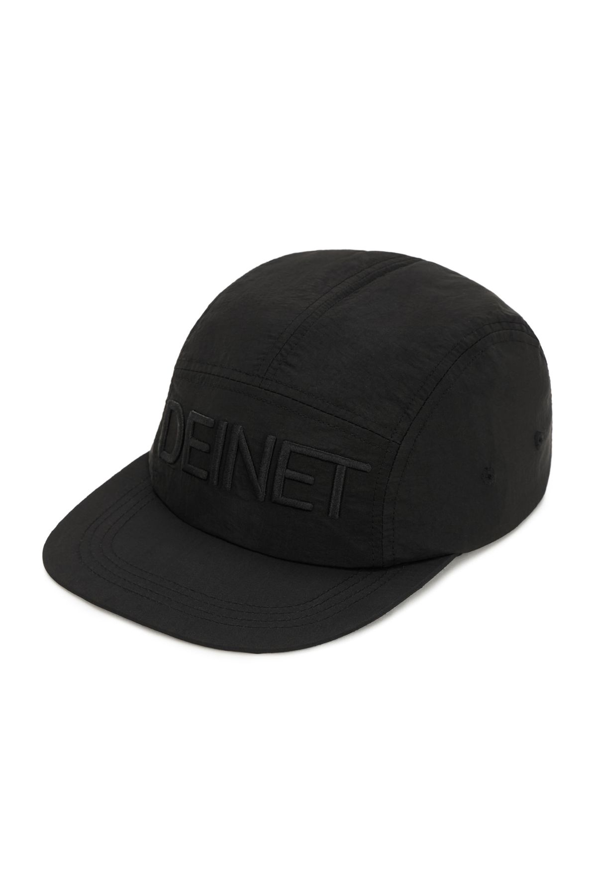 다이닛(DEINET) DEINET NYLON LOGO CAP IN BLACK