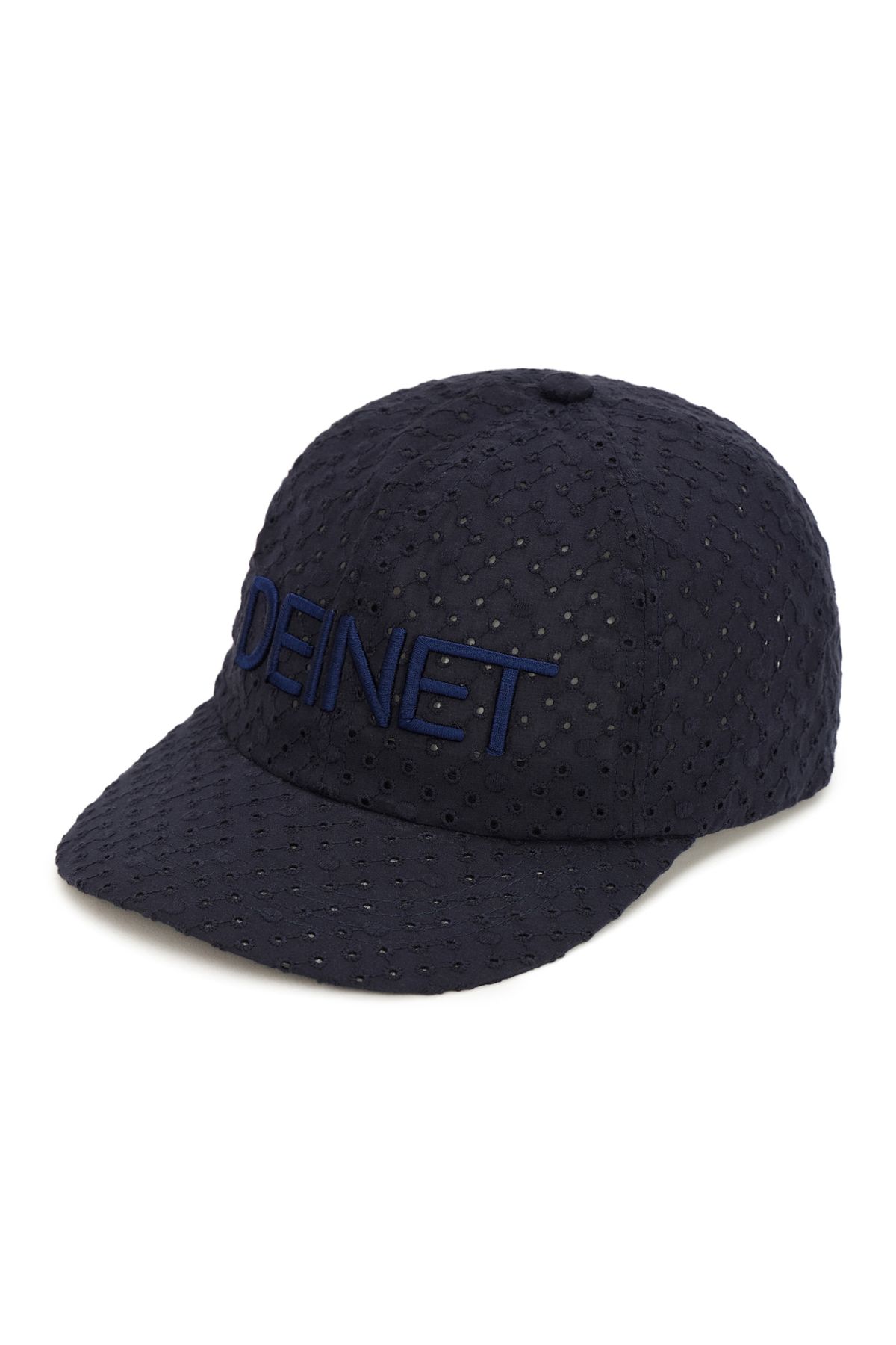 다이닛(DEINET) DEINET PUNCHING LACE LOGO CAP IN NAVY