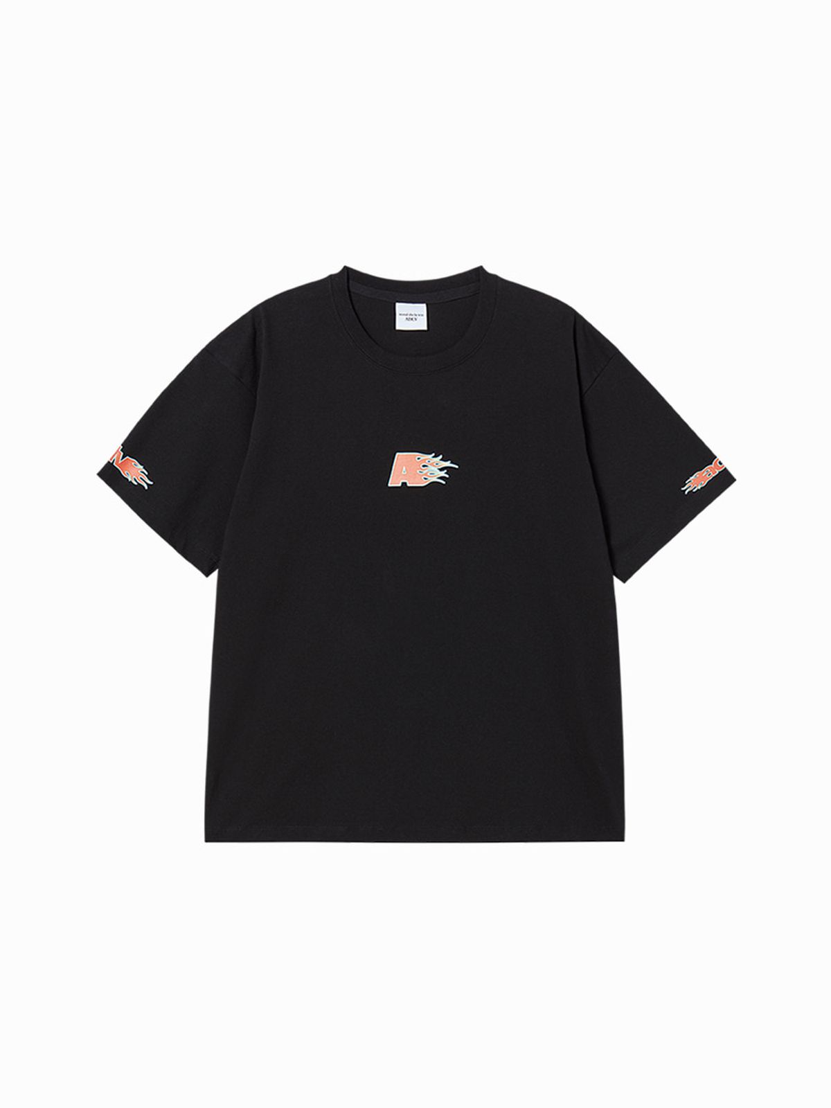 아크메드라비(ACME DE LA VIE) ADLV FIREWORKS LOGO SHORT SLEEVE T-SHIRT BLACK