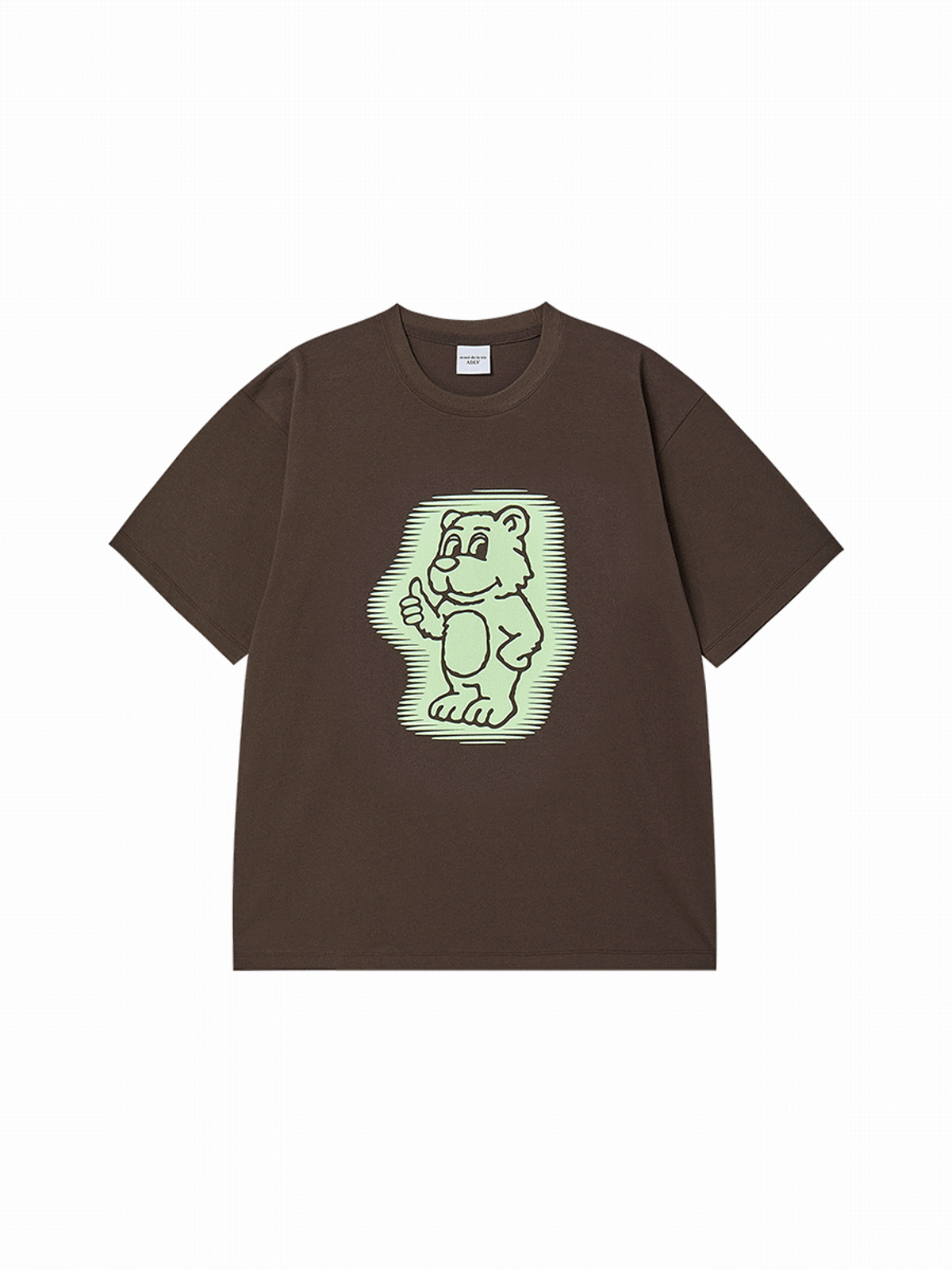 아크메드라비(ACME DE LA VIE) AC BEAR NEON GLOW IN THE DARK SHORT SLEEVE T-SHIRT (3 COLOR)