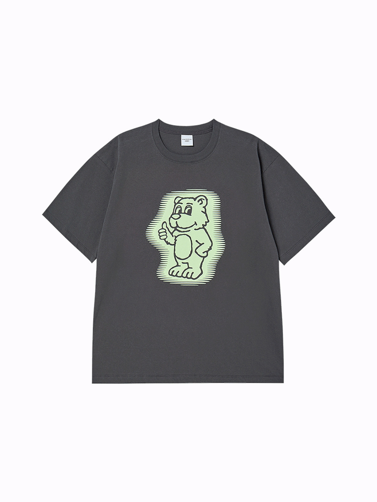 아크메드라비(ACME DE LA VIE) AC BEAR NEON GLOW IN THE DARK SHORT SLEEVE T-SHIRT (3 COLOR)