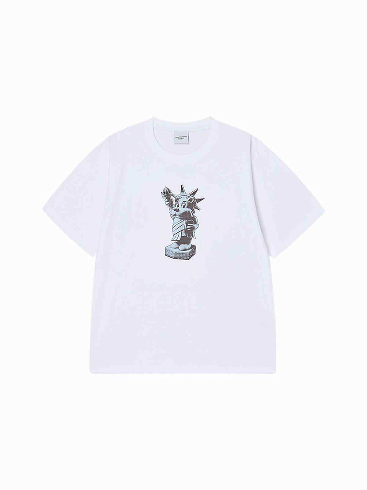 아크메드라비(ACME DE LA VIE) AC BEAR STATUE OF LIBERTY SHORT SLEEVE T-SHIRT (3 COLOR)