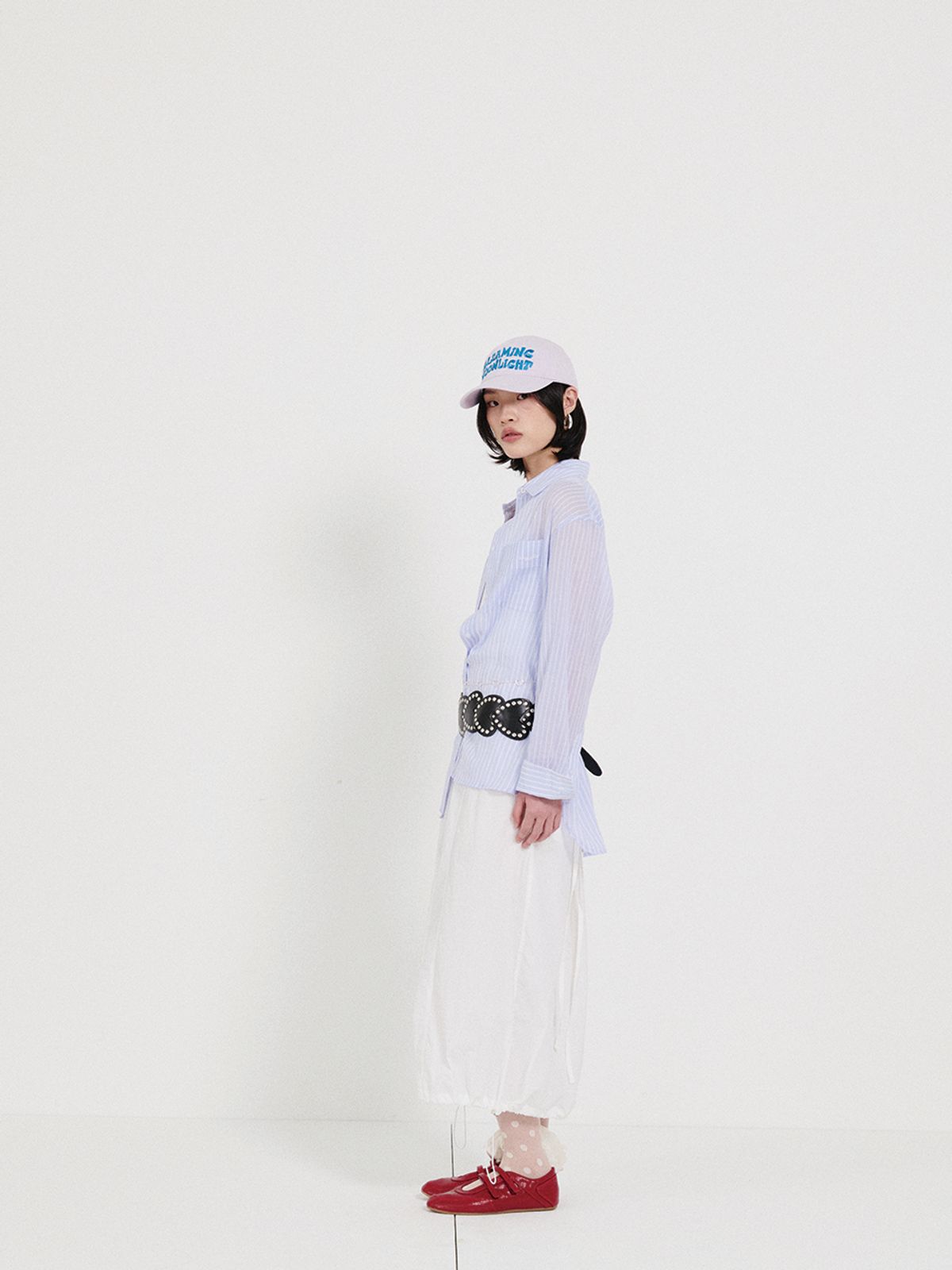 스웨이글로우(SWAYGLOW) [JAPAN FABRIC]이치멘 요루 셔츠_블루