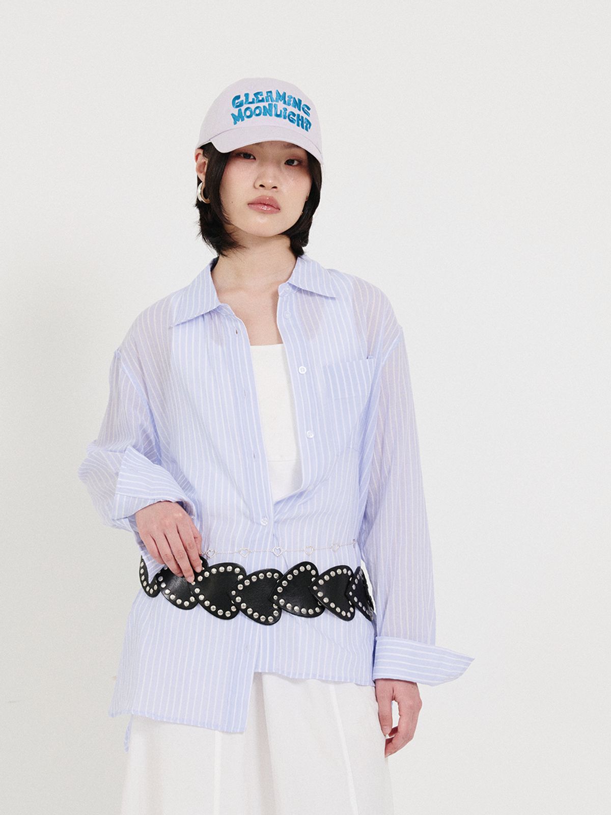 스웨이글로우(SWAYGLOW) [JAPAN FABRIC]이치멘 요루 셔츠_블루