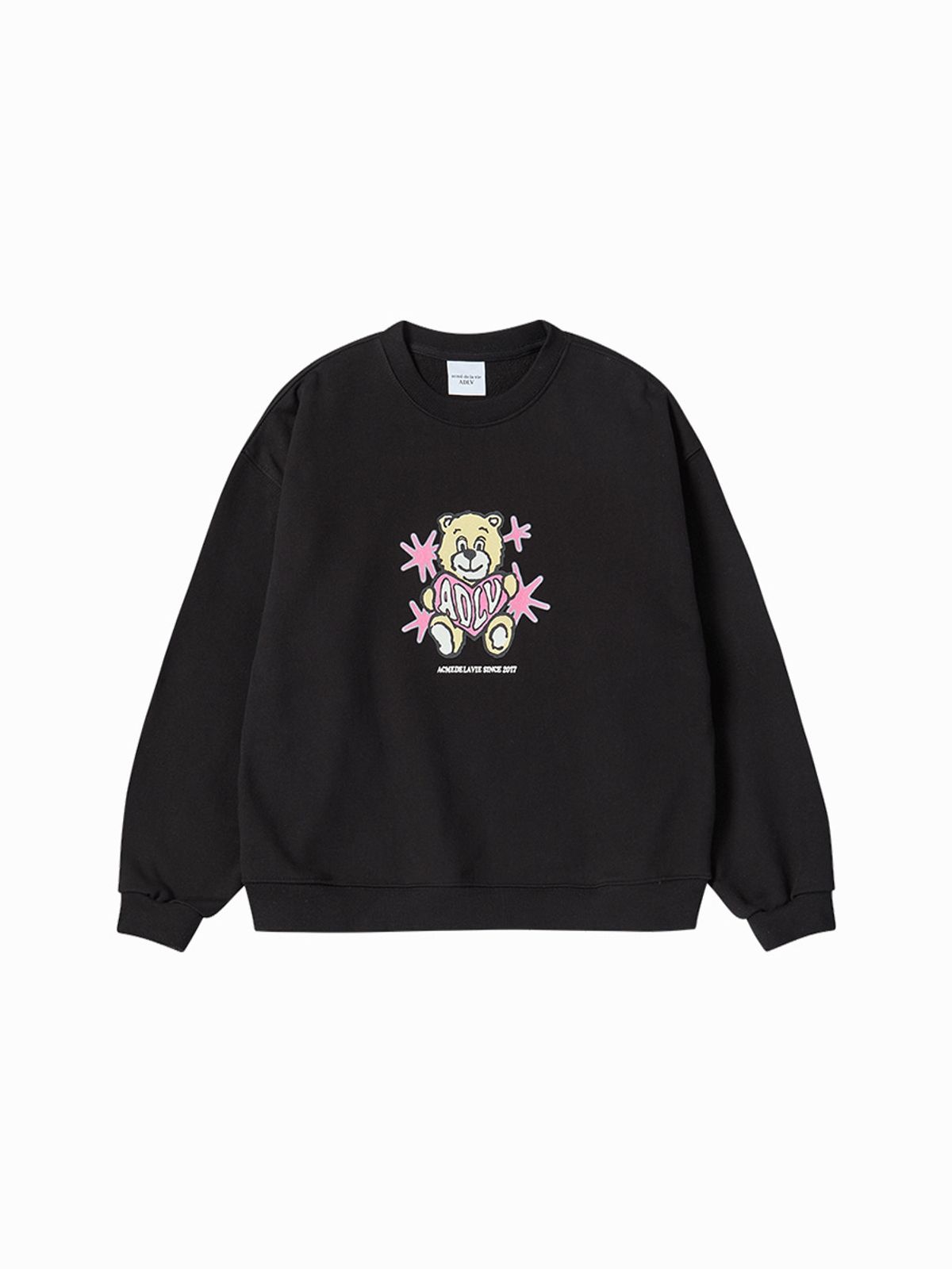 아크메드라비(ACME DE LA VIE) WOMAN AC BEAR HEART SWEATSHIRT (2 COLOR)