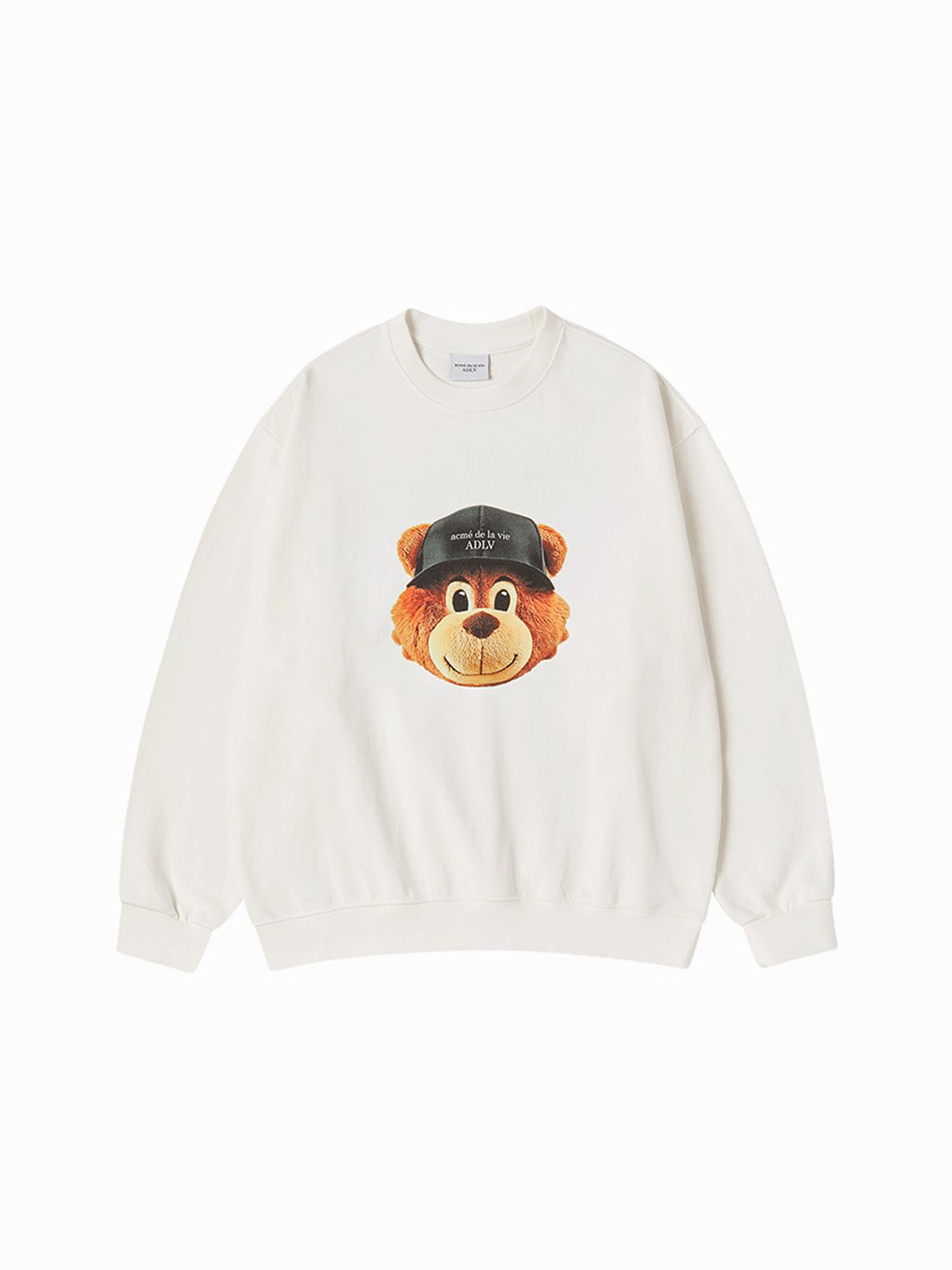 아크메드라비(ACME DE LA VIE) 3D AC BEAR FACE SWEATSHIRT (3 COLOR)