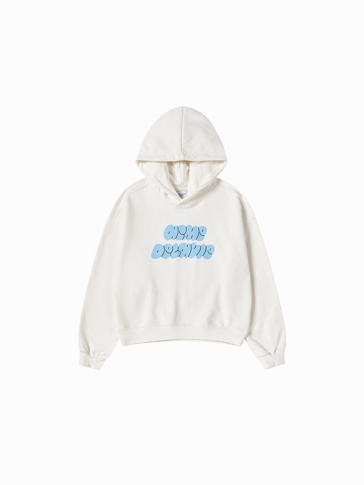 아크메드라비(ACME DE LA VIE) WOMAN CLOUD FONT CROP HOODIE (2 COLOR)
