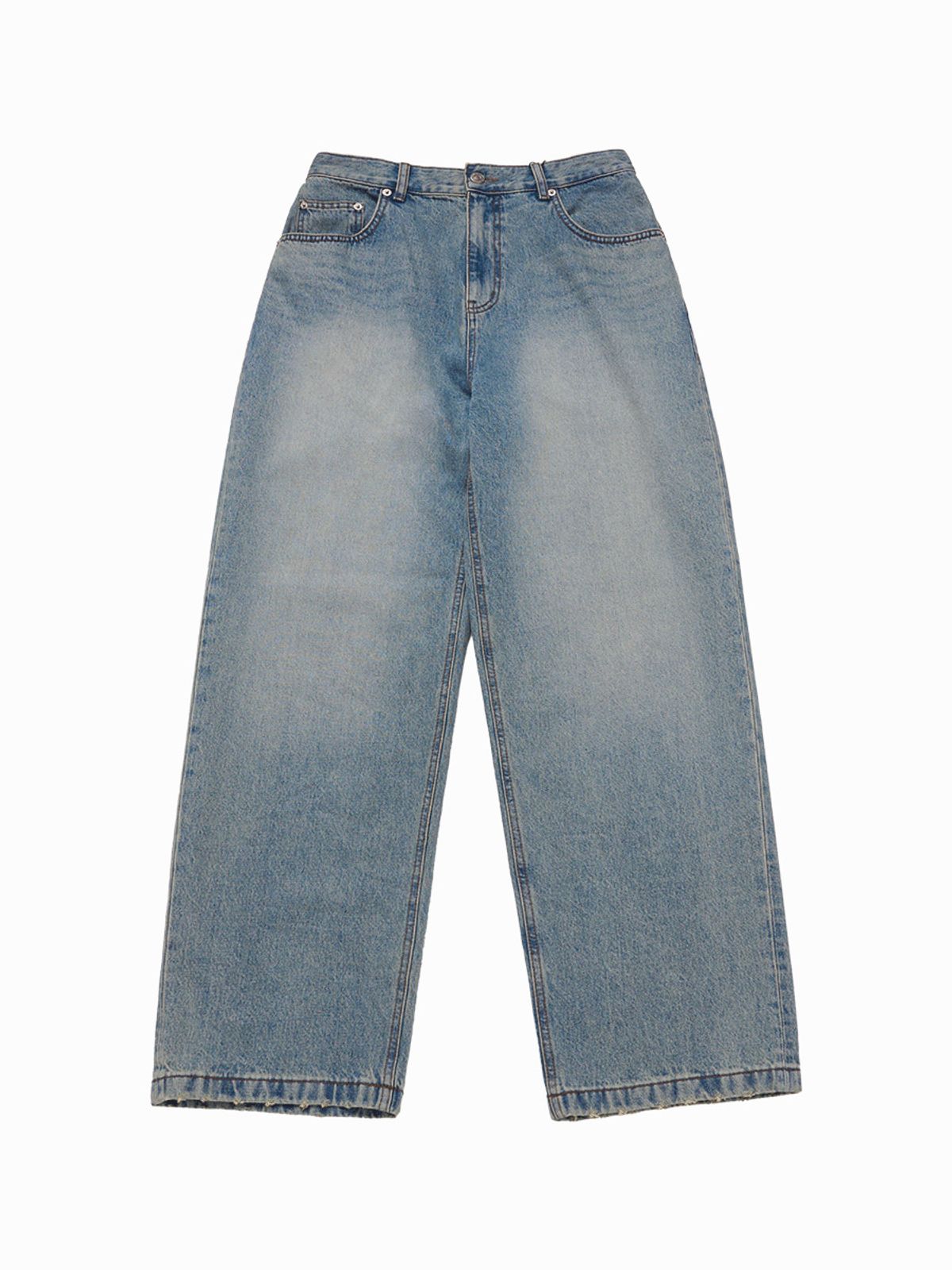 아크메드라비(ACME DE LA VIE) TAPERED FIT WASHING DENIM PANTS (2 COLOR)