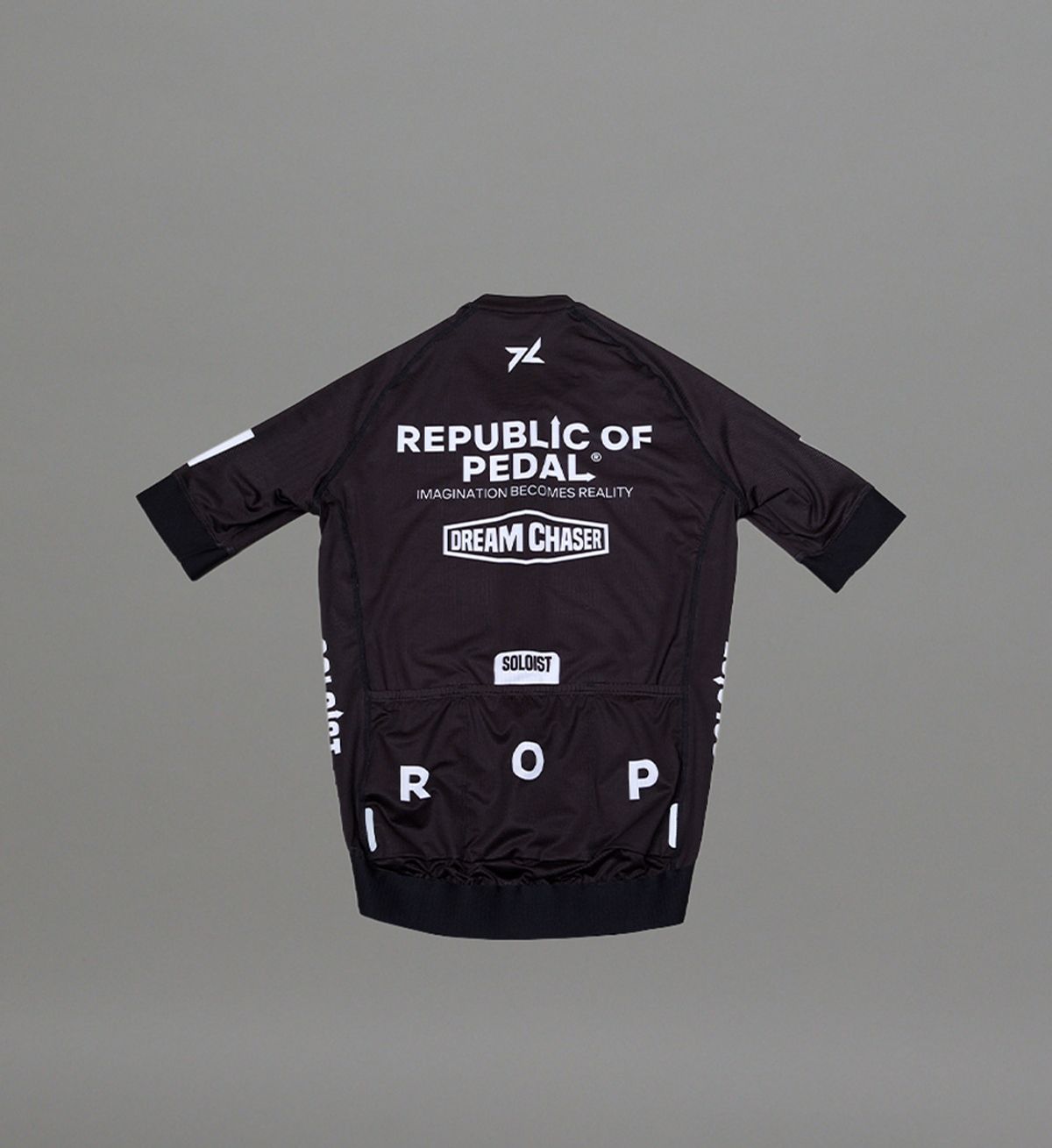 페달레(PEDALE) ROP SOLOIST SHORT SLEEVE JERSEY TEAM - BLACK