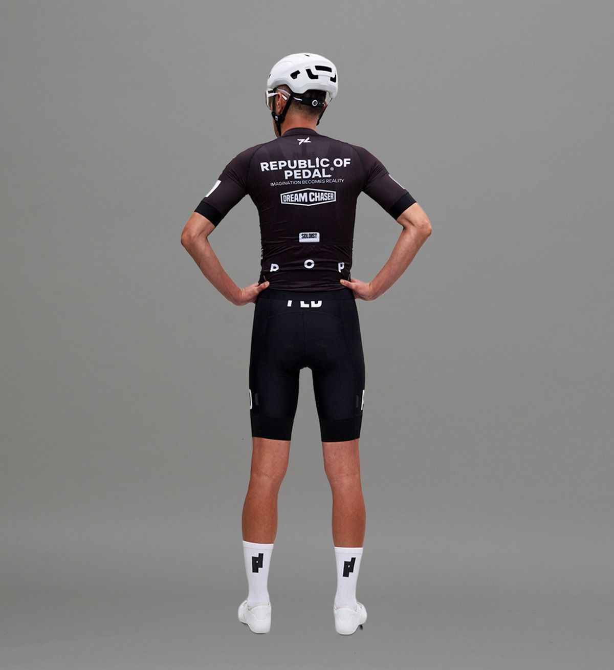 페달레(PEDALE) ROP SOLOIST SHORT SLEEVE JERSEY TEAM - BLACK