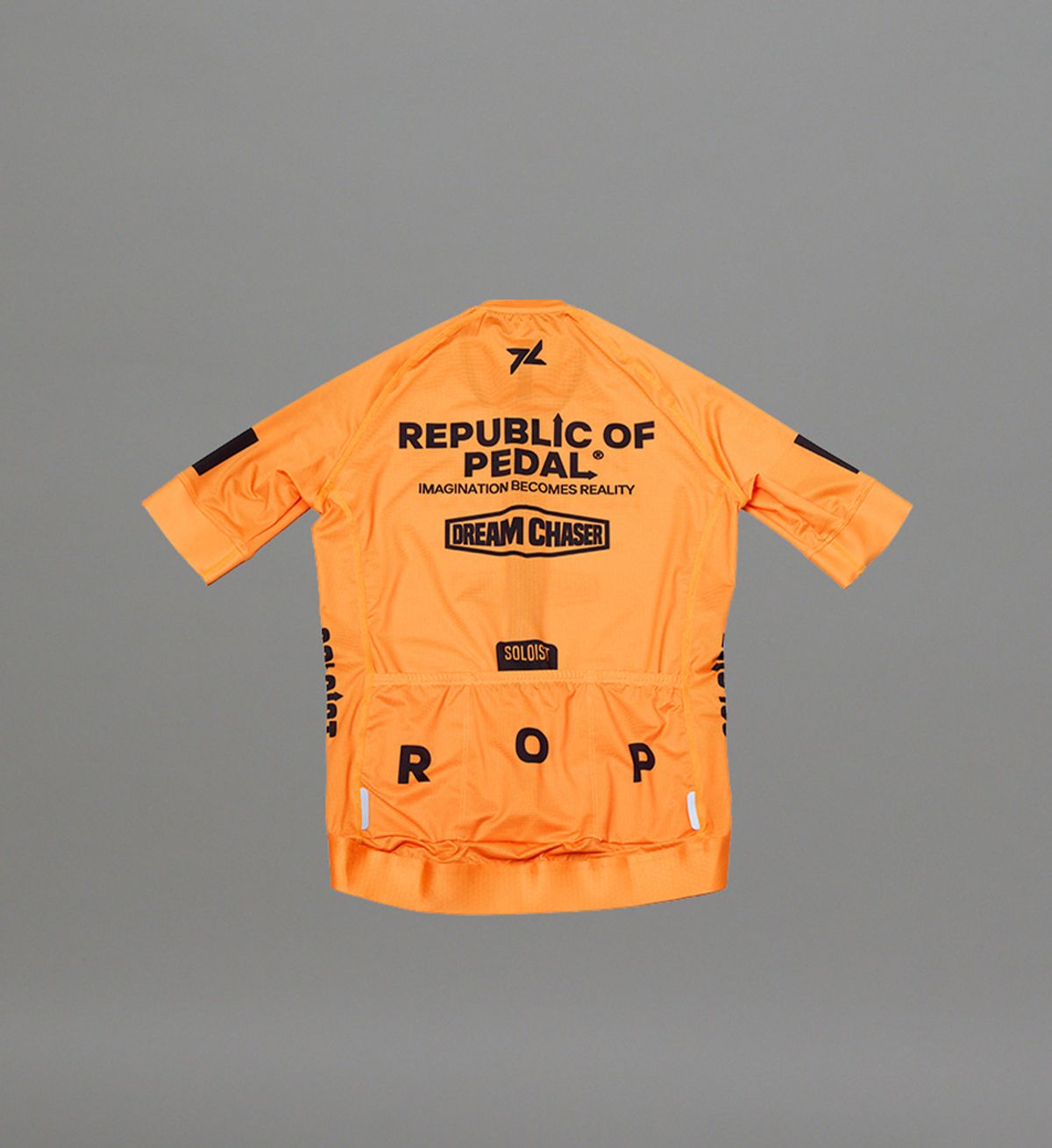 페달레(PEDALE) ROP SOLOIST SHORT SLEEVE JERSEY TEAM - Crayola Orange