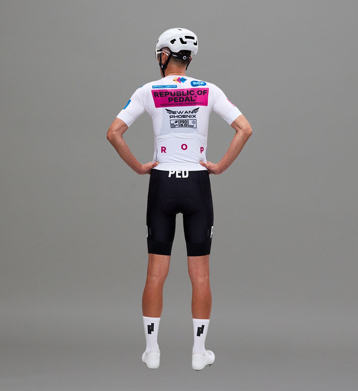 페달레(PEDALE) ROP CLUB AERO JERSEY E.P LTD - PURE WHITE