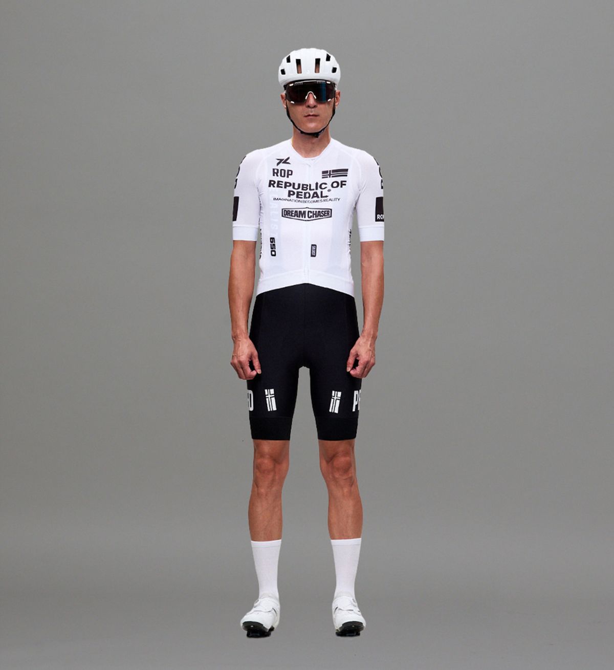 페달레(PEDALE) ROP SOLOIST SHORT SLEEVE JERSEY TEAM - WHITE