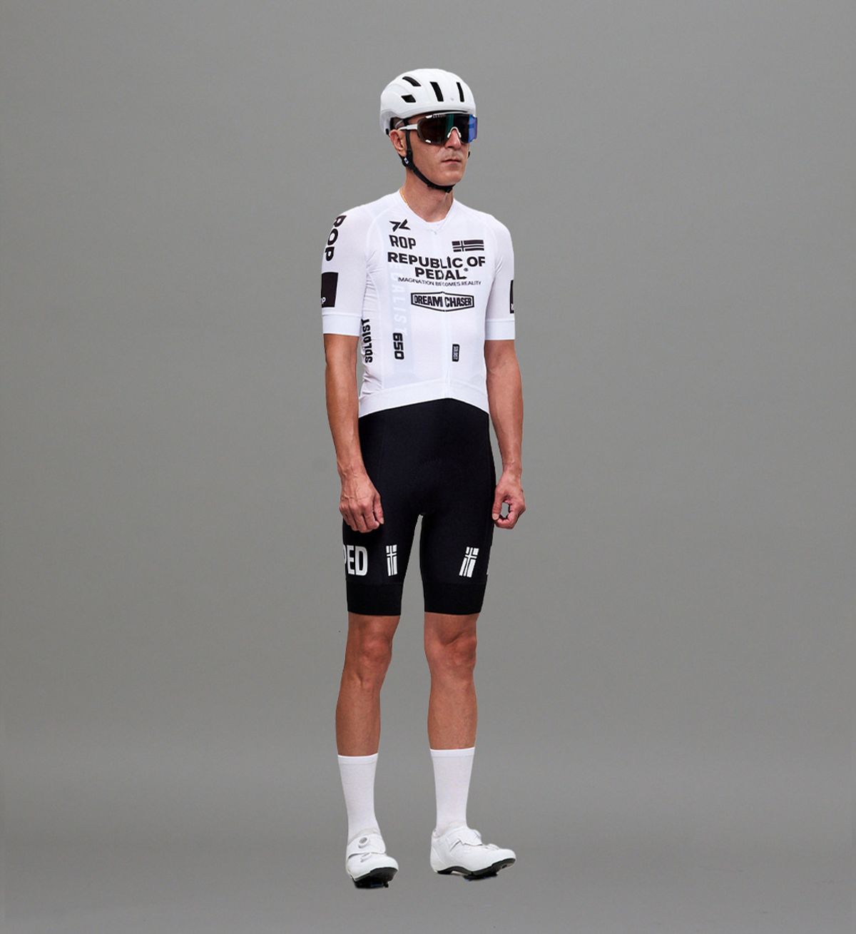 페달레(PEDALE) ROP SOLOIST SHORT SLEEVE JERSEY TEAM - WHITE