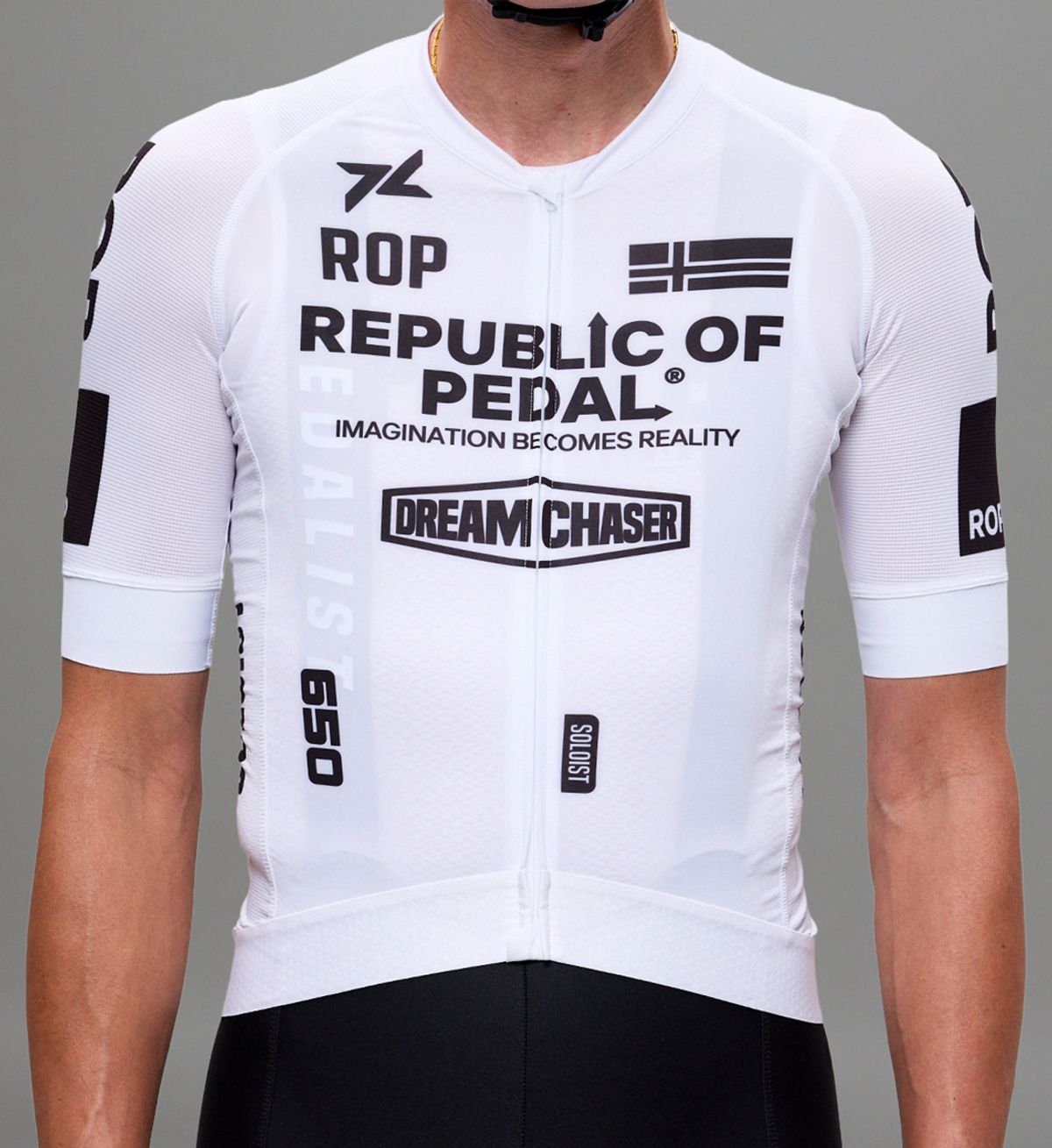 페달레(PEDALE) ROP SOLOIST SHORT SLEEVE JERSEY TEAM - WHITE