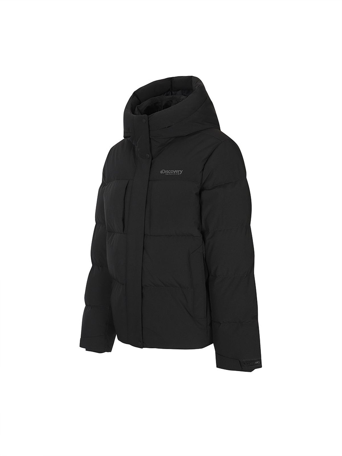 디스커버리 익스페디션(DISCOVERY EXPEDITION) 여성 레스터G 구스다운 숏패딩 (BLACK)