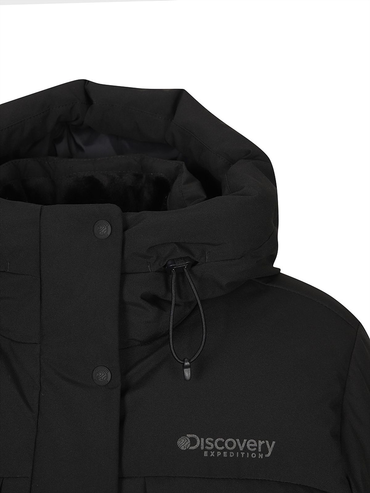 디스커버리 익스페디션(DISCOVERY EXPEDITION) 여성 레스터G 구스다운 숏패딩 (BLACK)