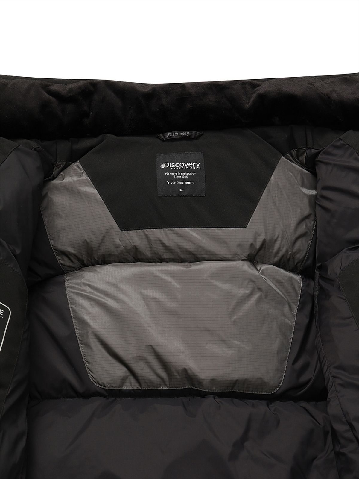 디스커버리 익스페디션(DISCOVERY EXPEDITION) 여성 레스터G 구스다운 숏패딩 (BLACK)