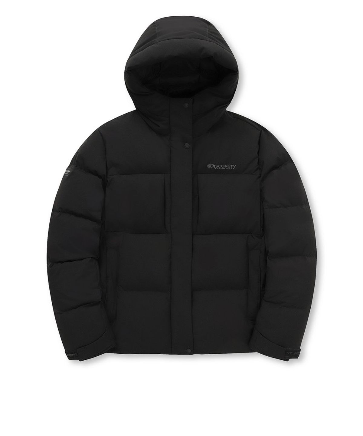 디스커버리 익스페디션(DISCOVERY EXPEDITION) 여성 레스터G 구스다운 숏패딩 (BLACK)