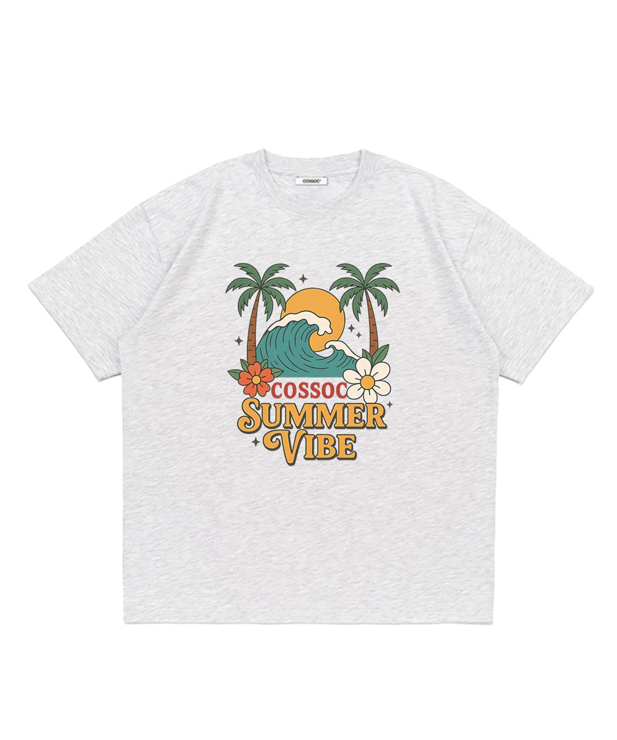 코소(COSO) 코소 프레시 썸머 반팔 티셔츠 (WHITE)