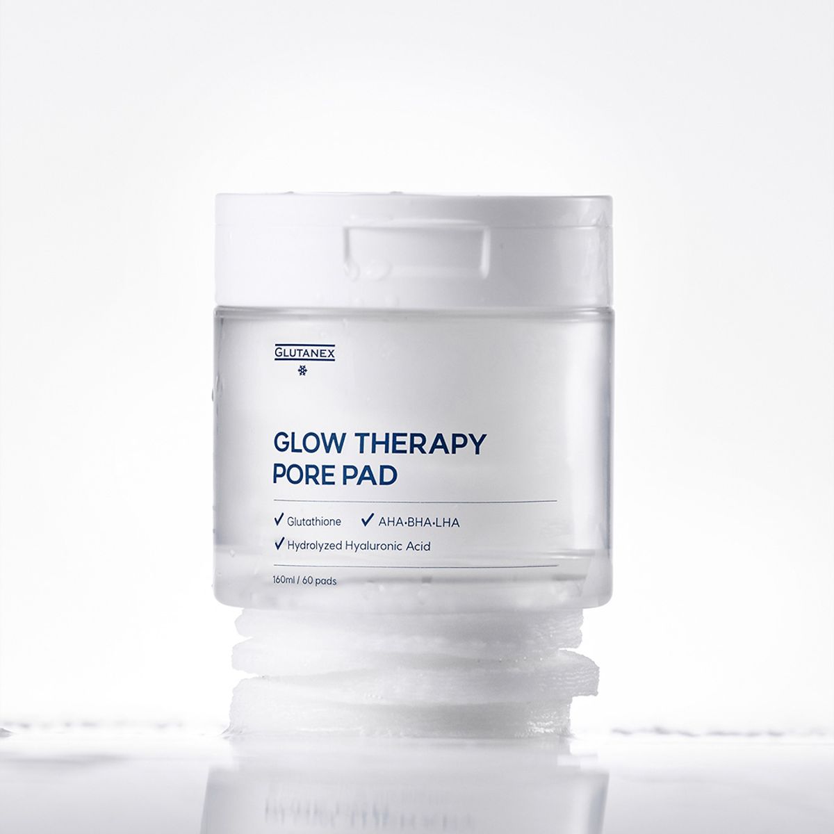 글루타넥스(GLUTANEX) 글루타넥스 글로우테라피 포어패드 각질&모공 올인원 160ml x 60pads