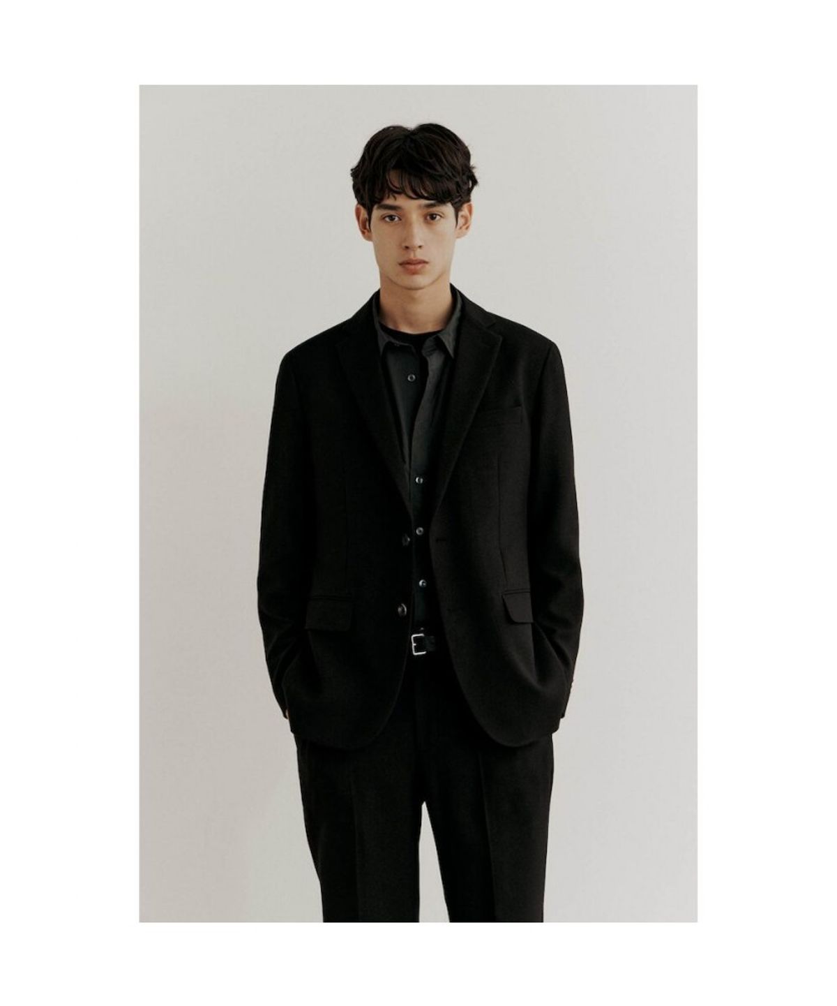 GLXY (갤럭시 라이프스타일)(GLXY (GALAXY LIFESTYLE)) GLXY [갤럭시라이프스타일][三無衣服] 셋업 팬츠  블랙