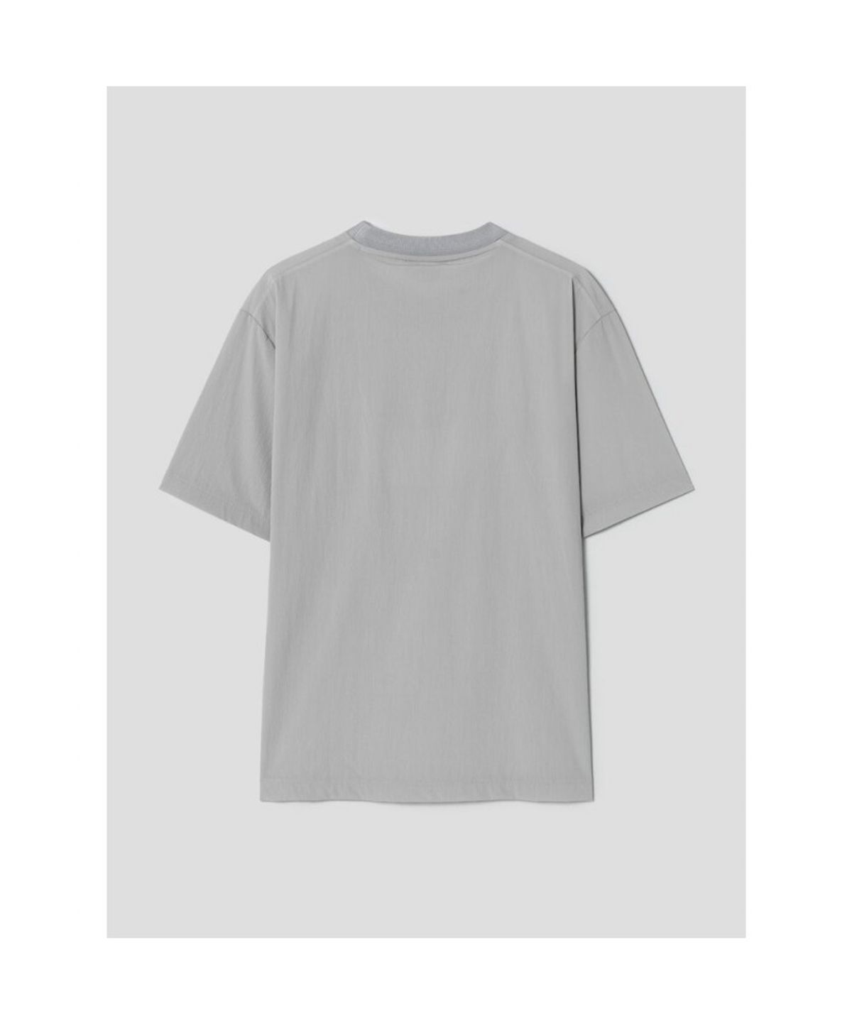 GLXY (갤럭시 라이프스타일)(GLXY (GALAXY LIFESTYLE)) GLXY [갤럭시라이프스타일][三無衣服] 스트레치 기능성 라운드 티셔츠  그레이