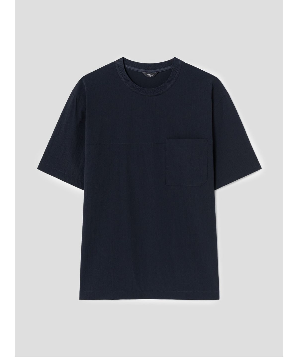 GLXY (갤럭시 라이프스타일)(GLXY (GALAXY LIFESTYLE)) GLXY [갤럭시라이프스타일][三無衣服] 스트레치 기능성 라운드 티셔츠  네이비