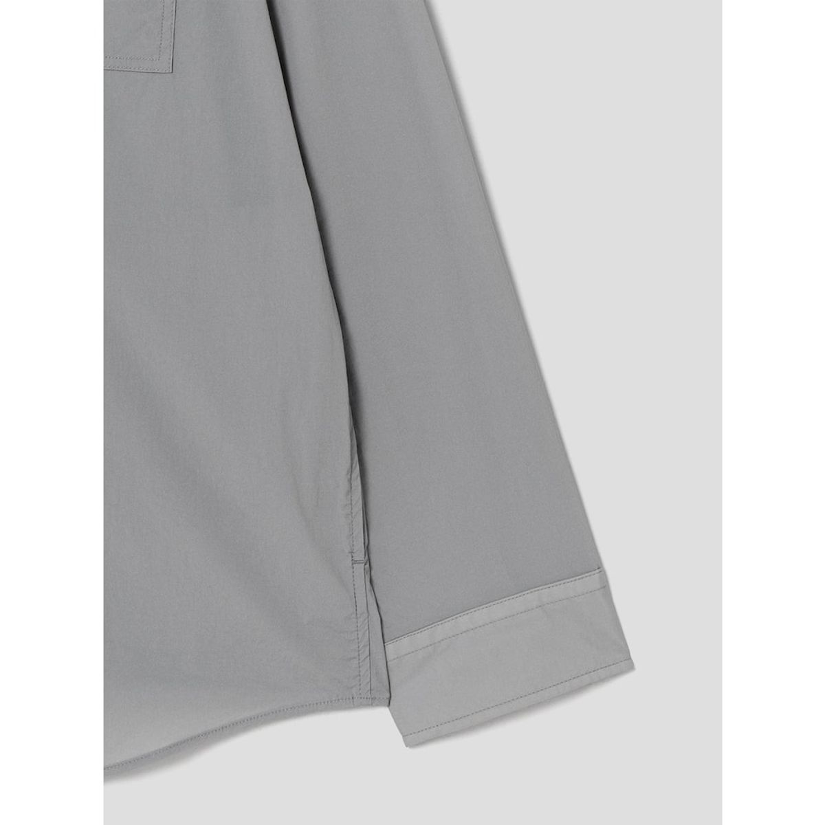 GLXY (갤럭시 라이프스타일)(GLXY (GALAXY LIFESTYLE)) GLXY [갤럭시라이프스타일][三無衣服] 나일론 스트레치 오버셔츠  그레이