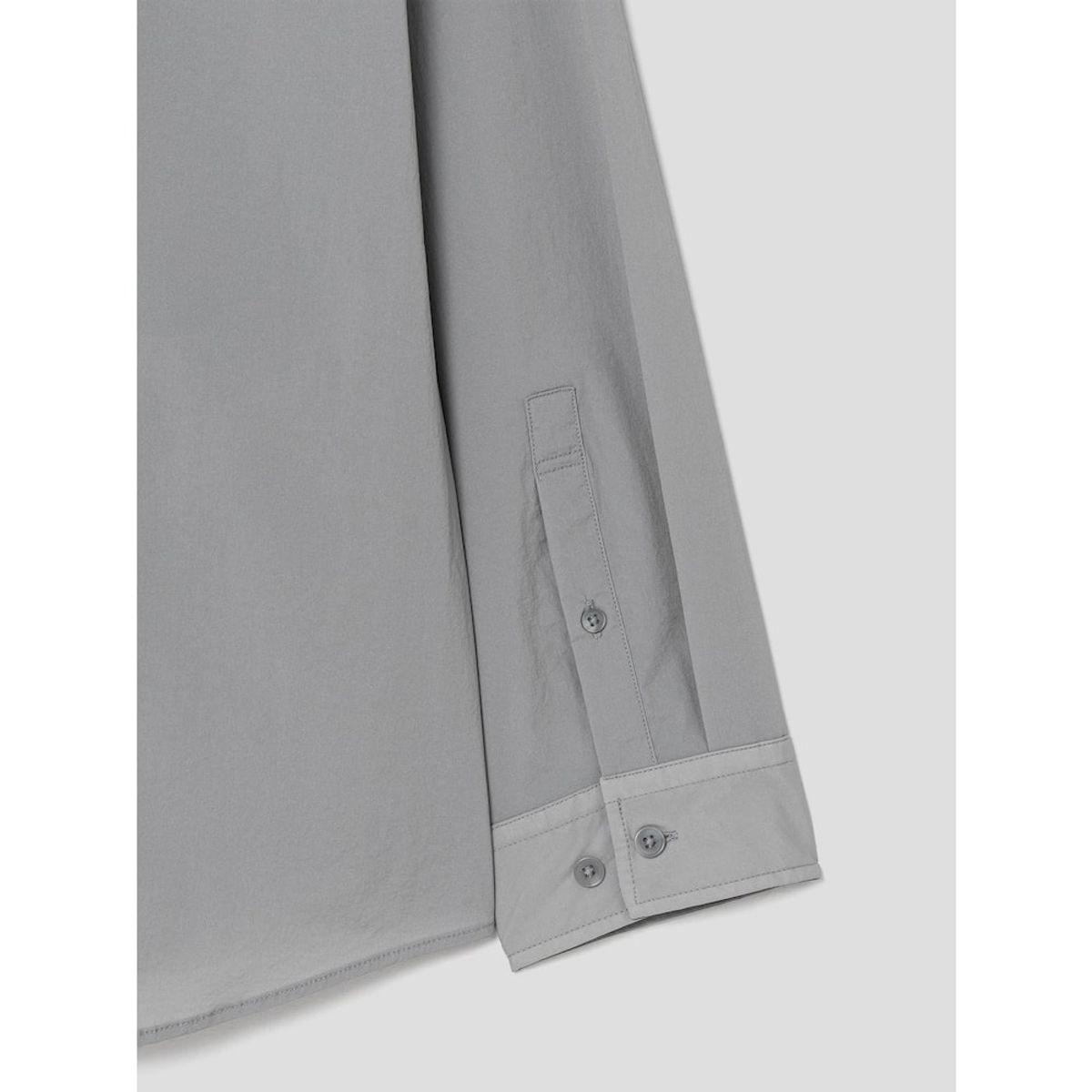 GLXY (갤럭시 라이프스타일)(GLXY (GALAXY LIFESTYLE)) GLXY [갤럭시라이프스타일][三無衣服] 나일론 스트레치 오버셔츠  그레이