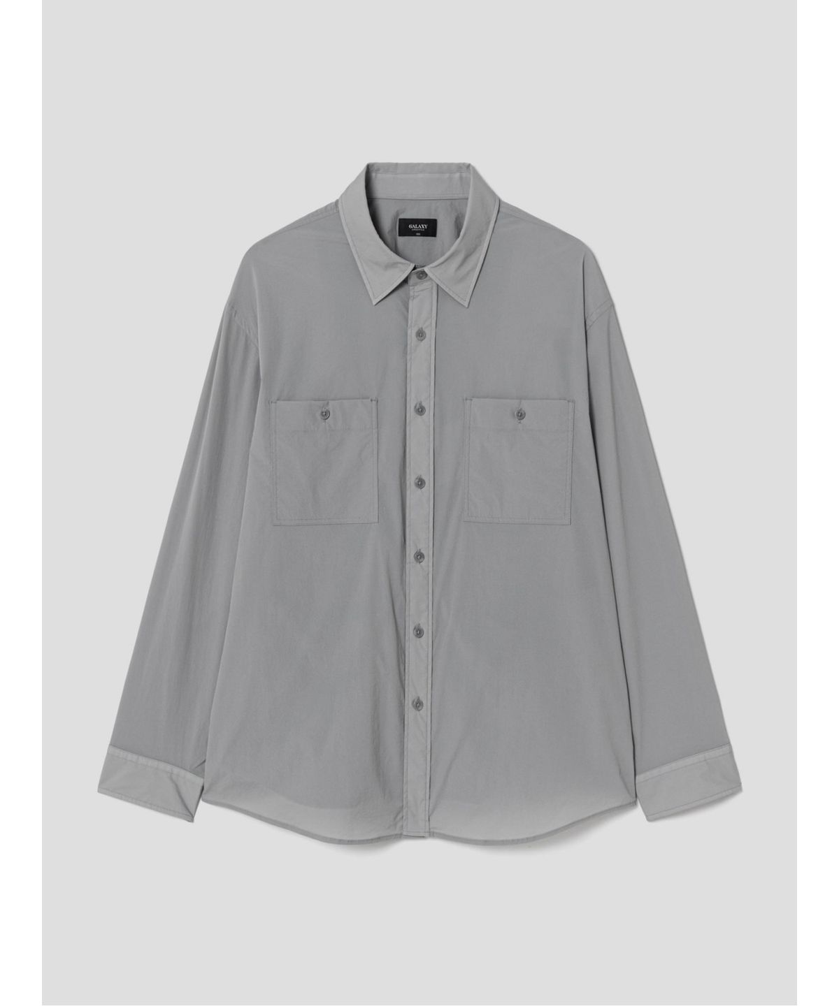 GLXY (갤럭시 라이프스타일)(GLXY (GALAXY LIFESTYLE)) GLXY [갤럭시라이프스타일][三無衣服] 나일론 스트레치 오버셔츠  그레이