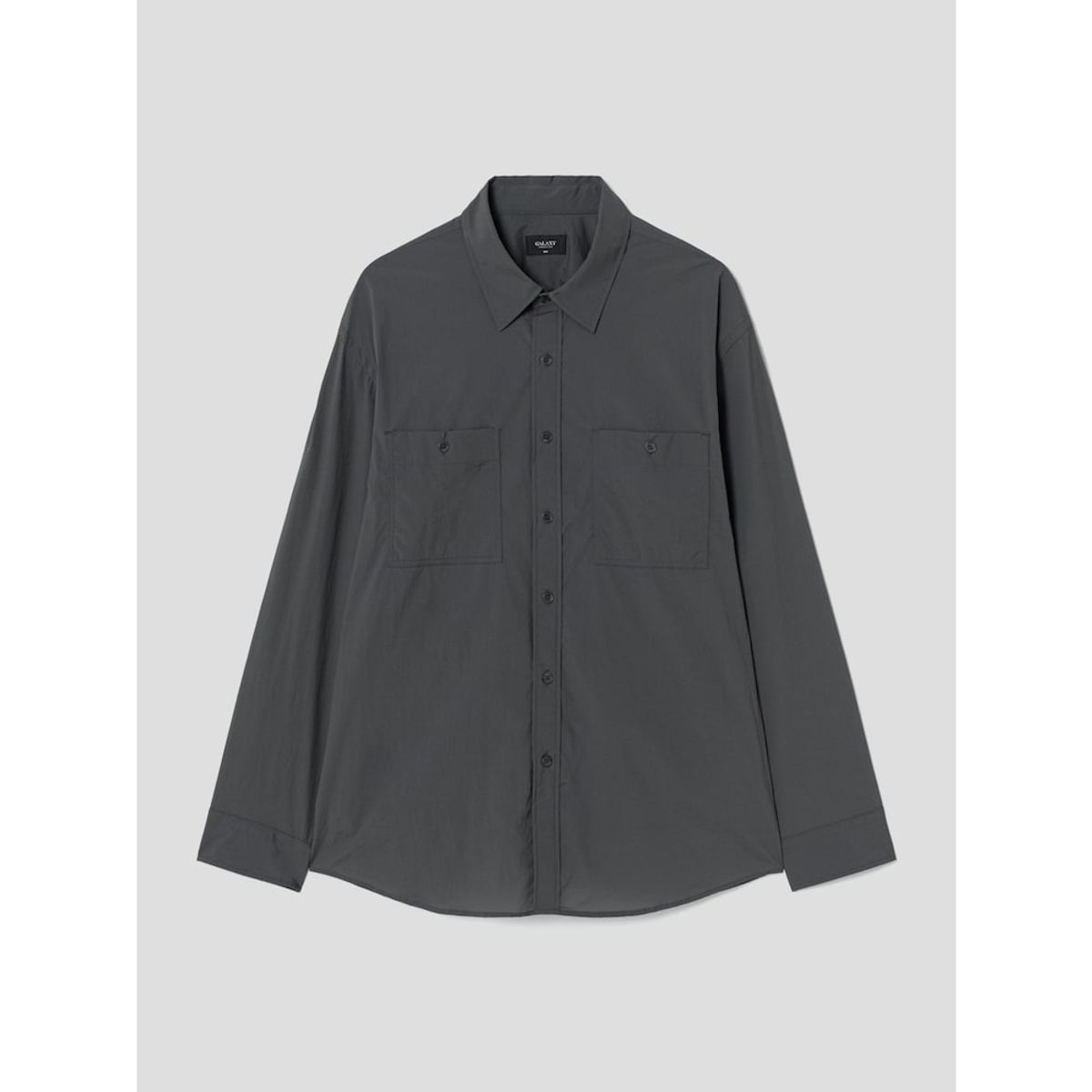GLXY (갤럭시 라이프스타일)(GLXY (GALAXY LIFESTYLE)) GLXY [갤럭시라이프스타일][三無衣服] 나일론 스트레치 오버셔츠  애쉬
