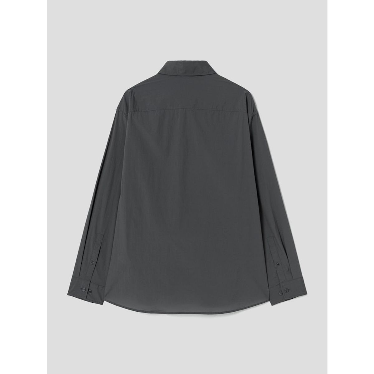 GLXY (갤럭시 라이프스타일)(GLXY (GALAXY LIFESTYLE)) GLXY [갤럭시라이프스타일][三無衣服] 나일론 스트레치 오버셔츠  애쉬