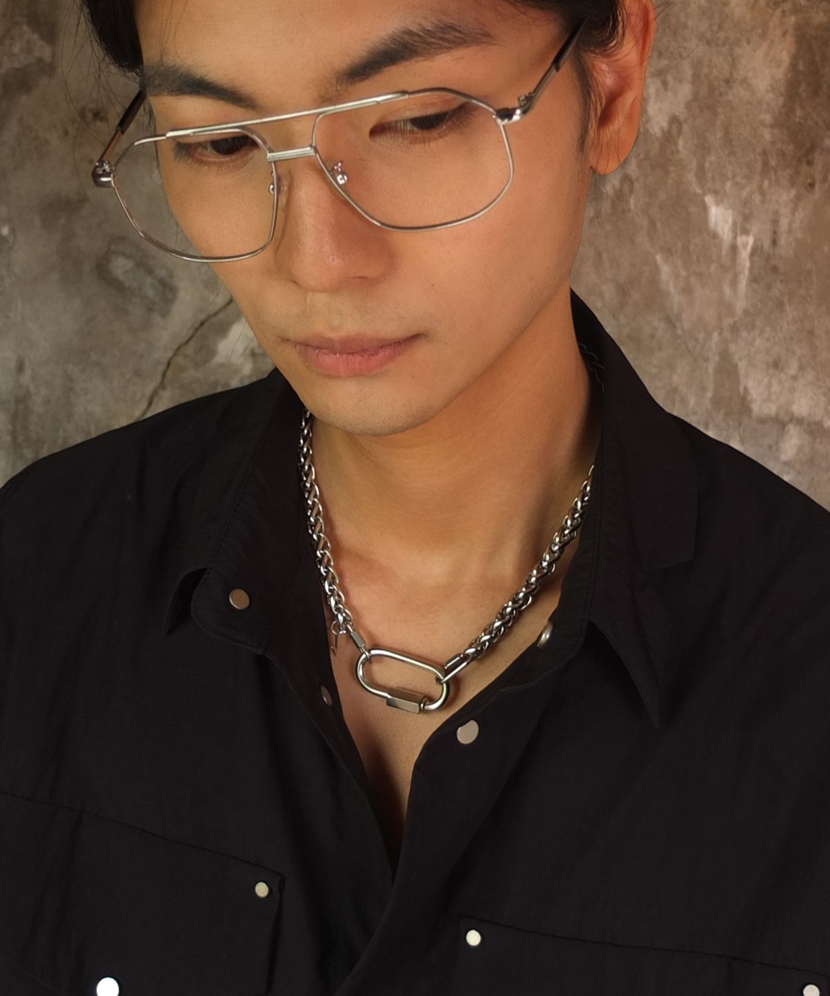 블랙비스트(VLACK VEAST) 트리플 카라비너 목걸이 _ JW4501