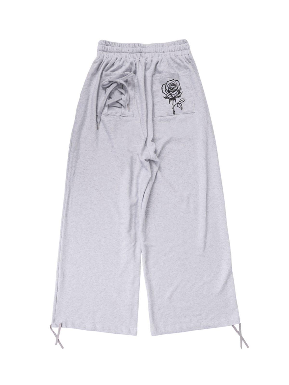 달링유어배드(DARLING, YOU'RE BAD) CORSET SWORD SWEATPANTS #LIGHT GRAY