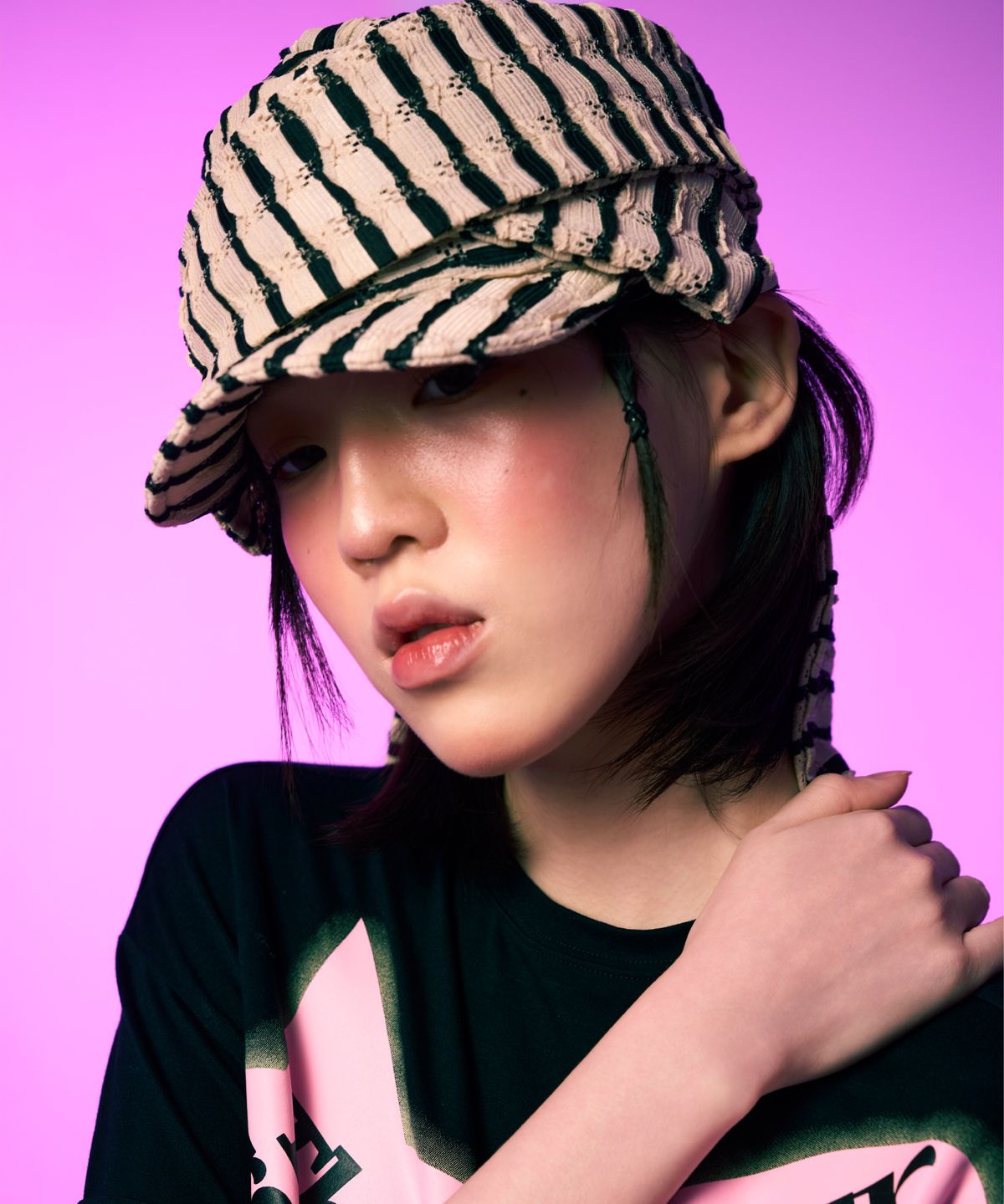 유얼쎄시(YOUR SASSY) Durag Turban Layered cap (BEIGE)