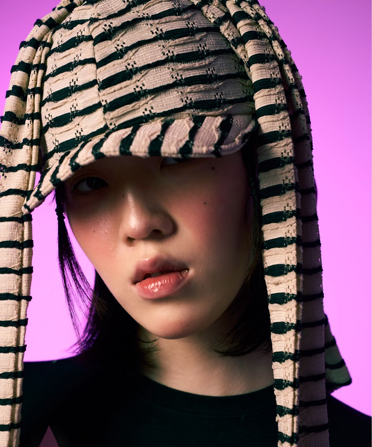 유얼쎄시(YOUR SASSY) Durag Turban Layered cap (BEIGE)