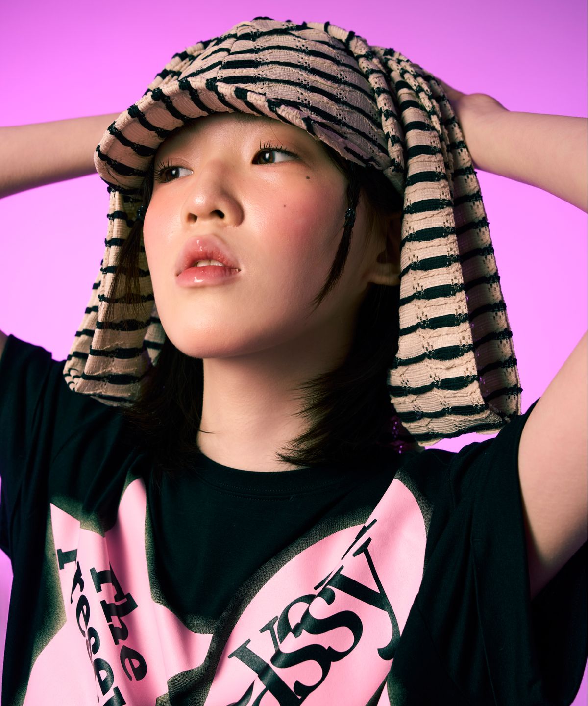 유얼쎄시(YOUR SASSY) Durag Turban Layered cap (BEIGE)