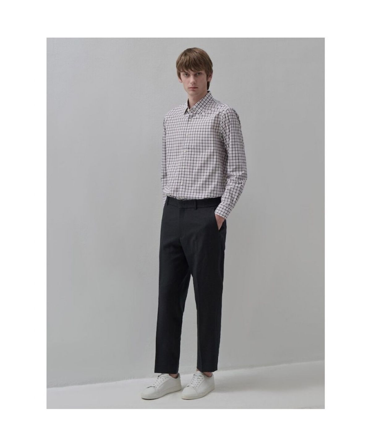 GLXY (갤럭시 라이프스타일)(GLXY (GALAXY LIFESTYLE)) GLXY [갤럭시라이프스타일][三無衣服] 셋업 팬츠  애쉬