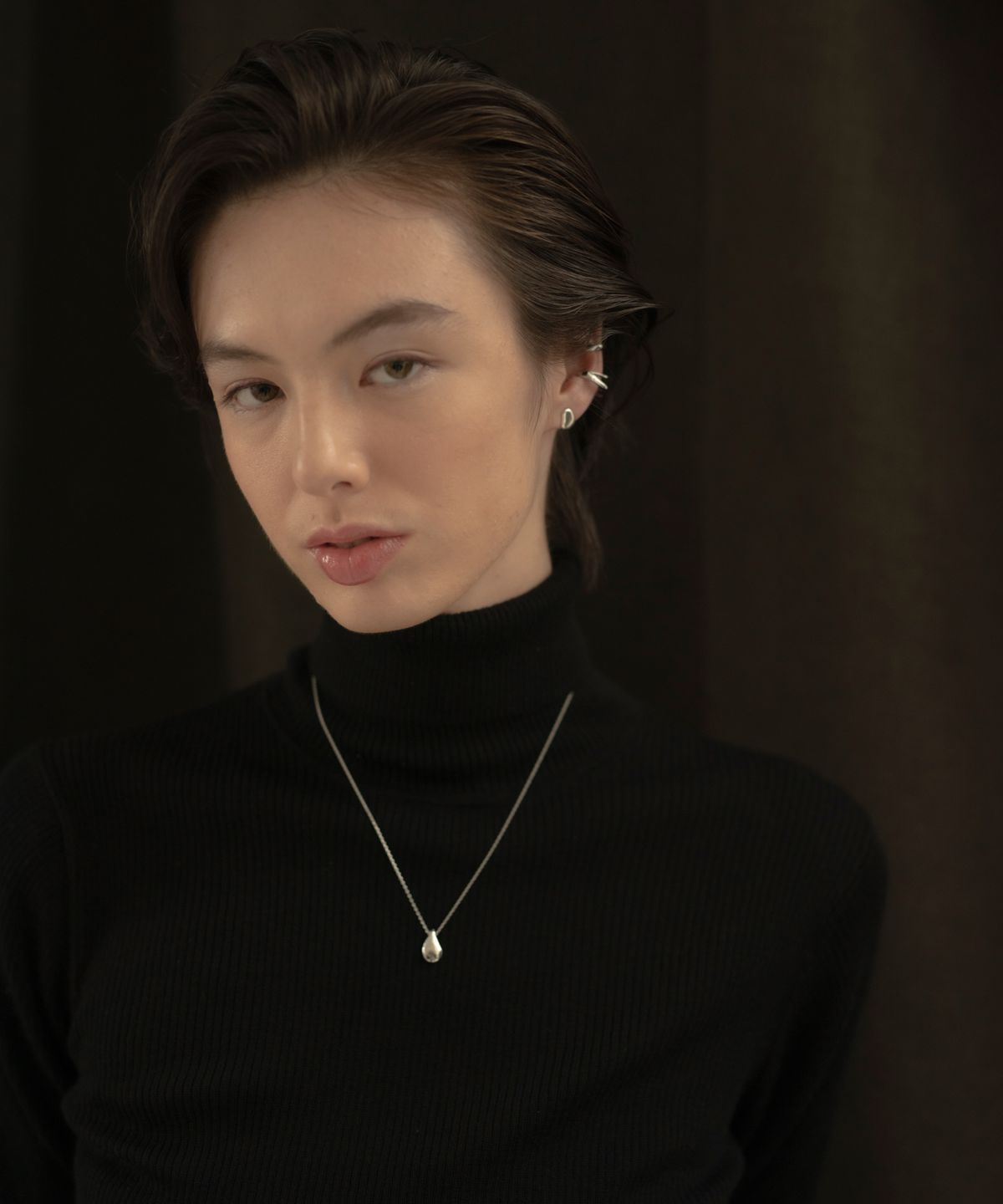 노비스도쿄(NOVICE TOKYO) 드롭 목걸이 Drop Necklace / Silver
