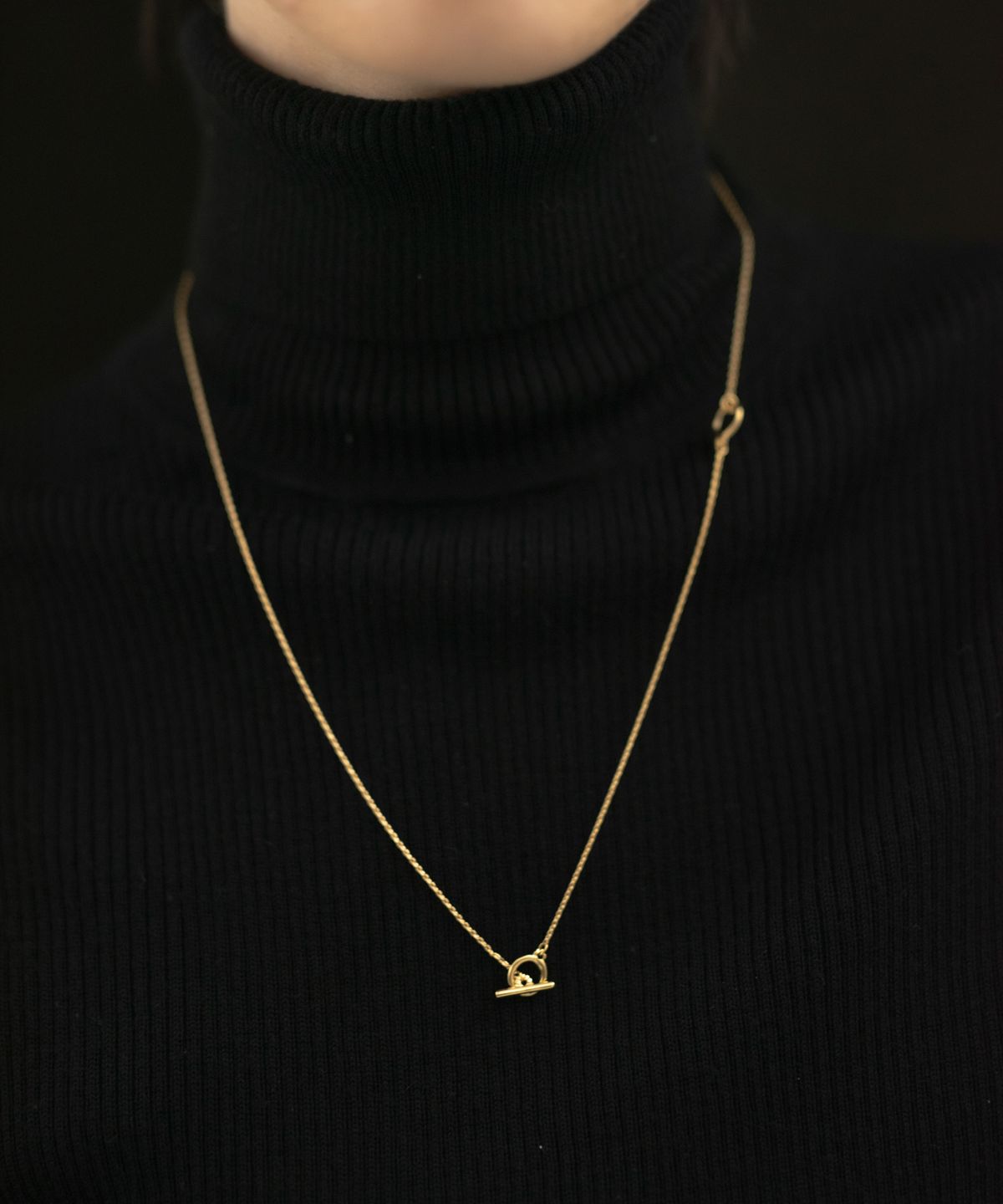 노비스도쿄(NOVICE TOKYO) 맨틀 체인 목걸이 Mantel Chain Necklace  / Gold